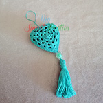 örgü kalp sabun hediyelik-camgöbeği