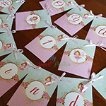 Vintage Doğum Günü-İsim Banner