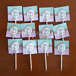 Vintage Doğum Günü-Kürdan Süsü